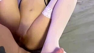 Brazilian Swingers Party: Fat Tits Roommate Works Out Muscular Guy's Cock with Pussy and Ass in Homemade Video