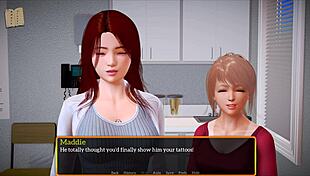 exploring my new family with blonde characters in game 534