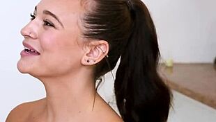 Stepdaughter Teases Stepdad Playfully