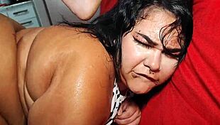 fodendo hard a bbw no pelo, watch her squirt!
