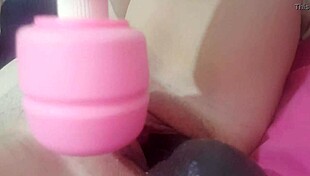 masturbating my big pussy with a fat toy daily