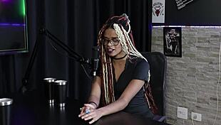 Naomi Campos in Sheer Red Lingerie