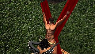 Gladiator Dominates Big Tits Ass