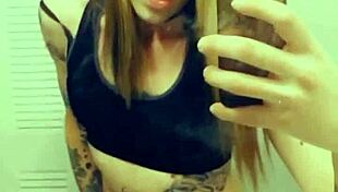 hot tranny touching her clitty