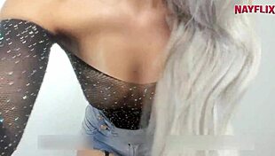 sexy dancer twerking with plug in ass