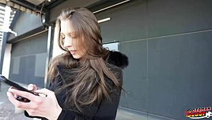 German scout performs anal fisting and fucking at real casting with skinny saggy tits girl Emma Scarlett