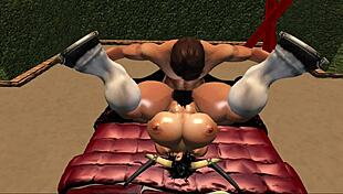 Gladiator Dominates Big Tits Ass