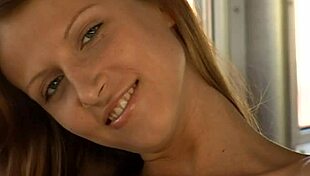 Jannudes ekaterina enjoys daylight at the bar