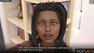 Hot black girl spends party night with young 18+ boy, riding monster cock!