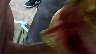 my latina neighbor gave me an amazing blowjob in this homemade group scene.