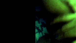 Intriguing scene of small teen tits masturbating behind the scenes.