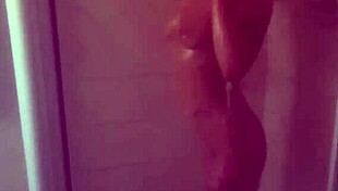 Soaping Up Body In Shower