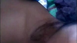 Intriguing scene of small teen tits masturbating behind the scenes.