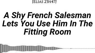 use the shy french salesman