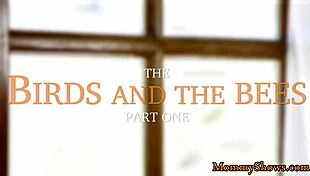 busty stepmom queening lesbian teen outdoors with face sitting