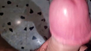huge cumshot after long handjob 😍