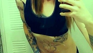 hot tranny touching her clitty