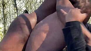 bbw remi nearly caught receiving bbc in public park