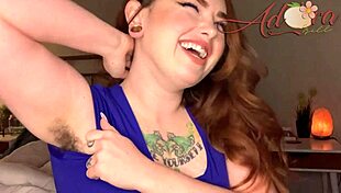 My gf’s growing out her armpit hair, so wild! 😅
