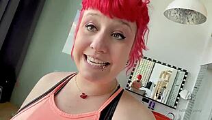 Proxy Paige Enjoys Tangerine Insertion In A Fun Way