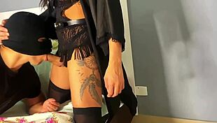 shemale with big dick fucks guy in anal sex