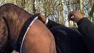 bbw remi nearly caught receiving bbc in public park