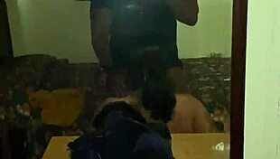 Chubby bbw polishes my black cock 😏