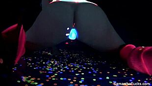 samantha saint solo masturbation with big tits and ass