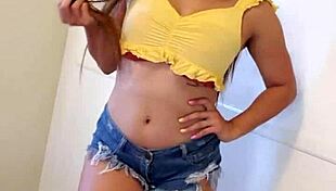 Young 18yo Thick Latina Teen 18+ With Braces Strips Down And Rubs Her Pretty Pink Pussy The Panty Bank - Used Panties