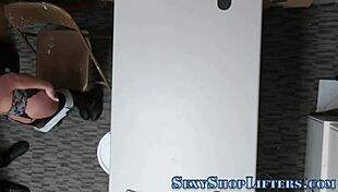 Teenage Shoplifter Rides With Tattoo And Small Tits!