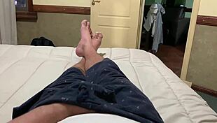 pervert stepbro spying sisters shower to shoot huge sperm load