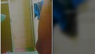 skinny guy masturbates in shower until cumming