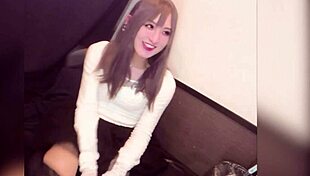 Long-Haired Ladyboy Does Anal Masturbation Live!