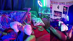 Friendly Neighborhood Lewd Spidey Shakes Ass With Monster Cock