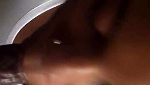 feeling the thrill of sucking that big black cock