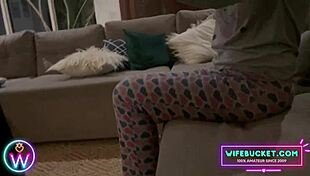 My cute blonde wife seduced me last night