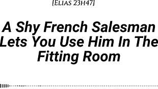 use the shy french salesman