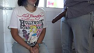 African Boss Makes Turkish Milf Suck Big Black Cock For Money