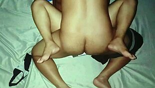 the asian pinay gets a creampie in her pussy during doggystyle and missionary