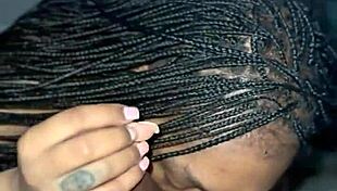 Sucking Dick In Braids Compilation With Deepthroat And Gagging