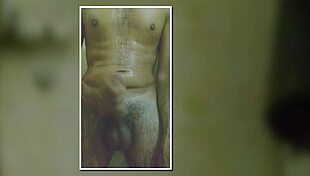 skinny guy masturbates in shower until cumming