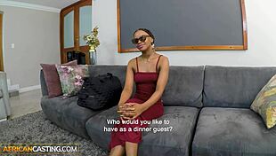 Want To See Perky Tits Ebony Babe Riding Monster Cock?