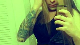 hot tranny touching her clitty