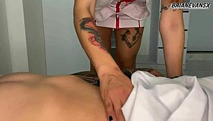 Hot Doctor's Solution: Blowjob And Big White Ass For Brian Evansx