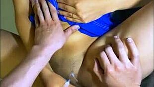 Shy Latina Exchange Student Orgasms With Tight Tutor In Apartment!