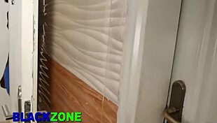 Ebony Step Mom With Big Ass Tries To Cook In The Kitchen.