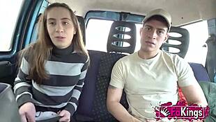 who's nailing this innocent 18yo virgin babe outdoors?