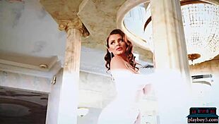 i watch sophie dee's huge tits stripping sensually for playboy