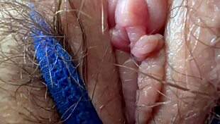 watch this missionary fuck with close-ups of her cum-covered pussy