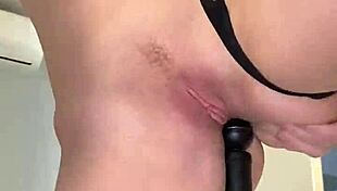 grinding bed post with my wet little 18+ pussy while imagining huge insertion